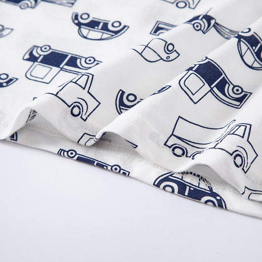 Playera Infantil con Estampado de Auto - Manga Corta para Niños - Image 3