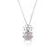 S925 Sterling Plateado Insect Spider Pendant Necklace Ring Platinum Bee 925silver