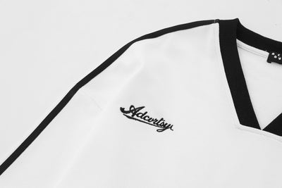 Playera Manga Larga con Diseño de Contraste Estilo Urbano Americano - Image 4
