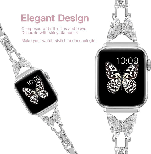Correa de Reloj con Mariposa de Diamantes - Talla Pequeña - Image 31