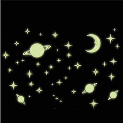 Pegatinas Luminiscentes Estrellas Luna Planetas para Decoración Infantil - Image 9