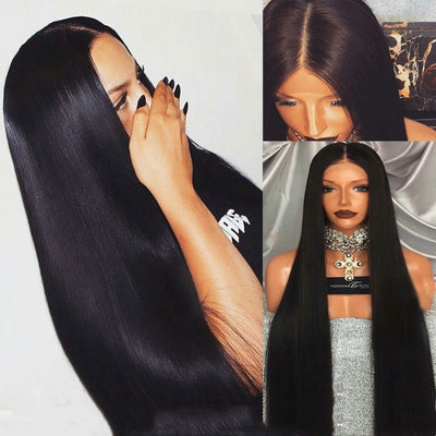 Pelucas Frontales de Encaje Cabello Liso Premium para Mujeres - Image 7