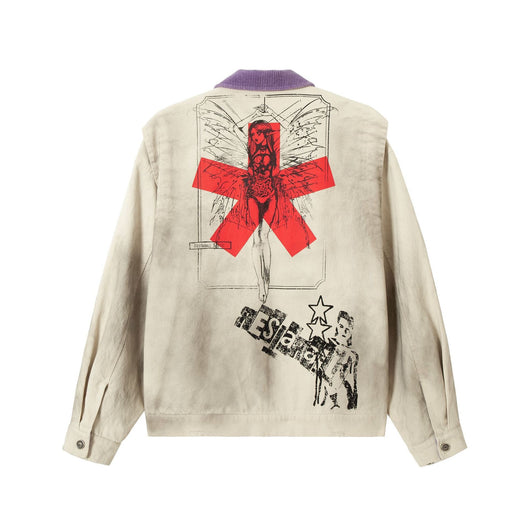 Chaqueta Detroit con Diseño Retro Badge y Teñido Vintage - Image 38
