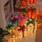 Set de 3 Cajas de Regalo Navideñas con Luces LED Decorativas