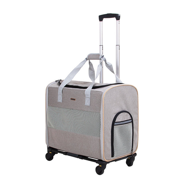 Carrito Transportador Plegable para Mascotas con Bolsa Desmontable - Image 3
