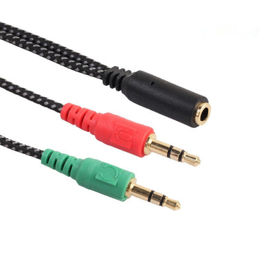 Adaptador Divisor de Audio para Auriculares - Conector Dual - Image 2