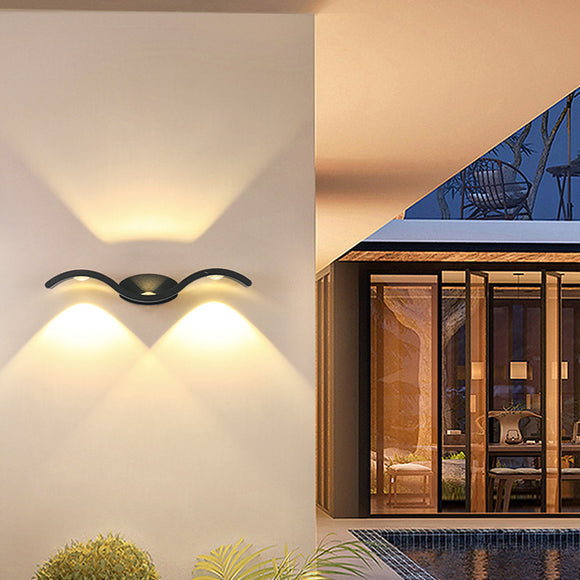 Lámpara LED de Pared Exterior Minimalista de Diseño Contemporáneo