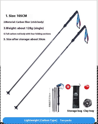 Bastón de Trekking Plegable en Fibra de Carbono - Image 13
