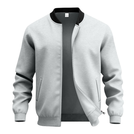 Chamarra Minimalista Americana Retro con Cierre y Cuello de Pie - Image 17