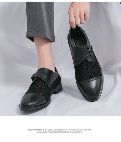 Sandalias de Cuero Respirable con Punta Afilada - Comodidad Casual - Image 17