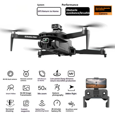 Dron GPS 8K con Retorno Automático y Evitación Inteligente de Obstáculos - Image 4