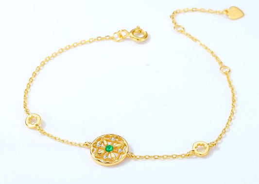 Pulsera de Esmeralda Natural para Mujer - Image 2