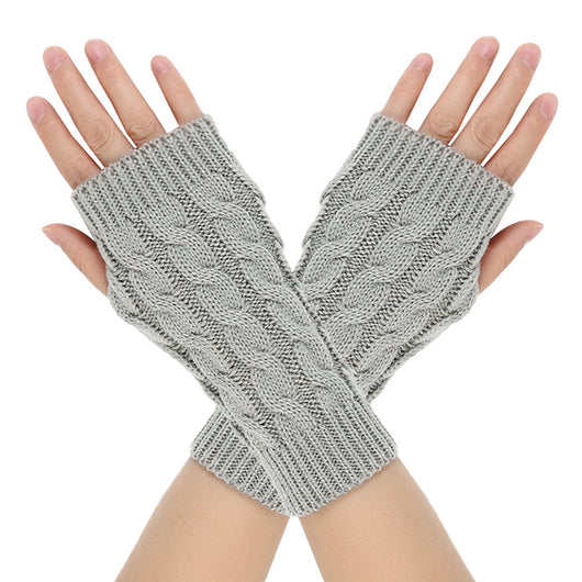 Guantes de Lana Cálidos con Dedos Abiertos para Hombre - Image 17