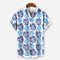 Camisa Hawaiana Estampada para Hombre - Estilo Vacacional Playa