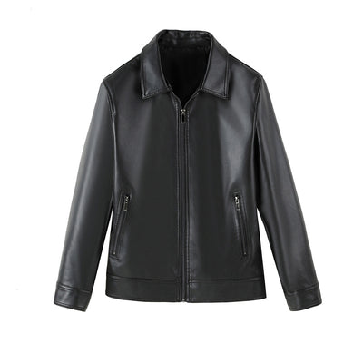 Chaqueta Blazer de Negocios en Cuero con Solapas - Image 6