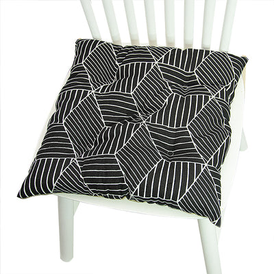 Cojín Redondo para Ventana Saliente con Estampado de Poliéster y Lino - Image 31
