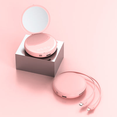 Espejo de Belleza Portátil con Luz LED y Carga Rápida - Image 7