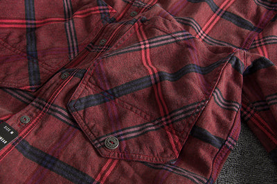 Camisa Casual de Cuadros Slim Fit para Hombre - Image 12