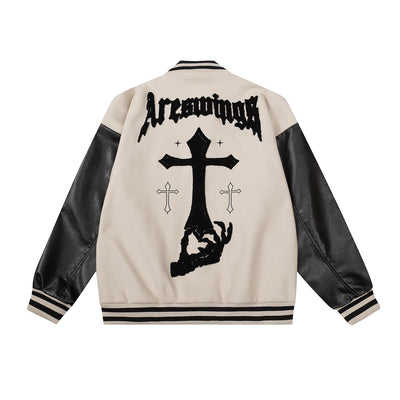 Jersey de Béisbol con Bordado de Letras Cruzadas - Image 5
