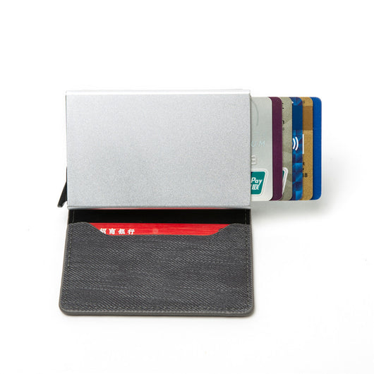 Billetera Minimalista Tarjetero Aluminio para Mujer - Image 8