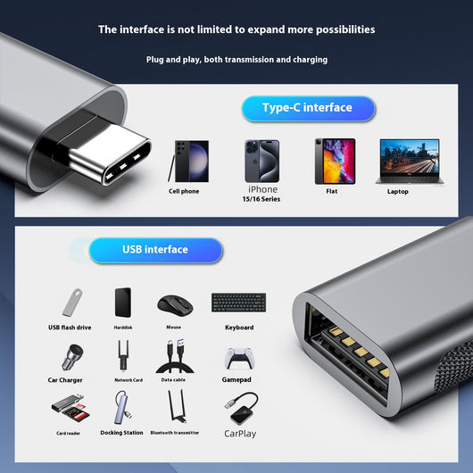 Adaptador USB-C a USB 3.2 Hembra para Móviles - Image 16