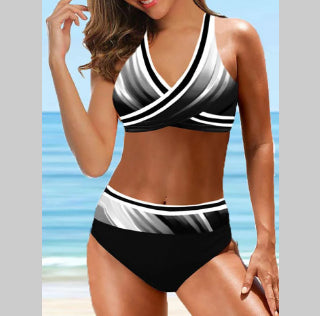 Bikini de Playa con Corte Lateral para Vacaciones - Image 10