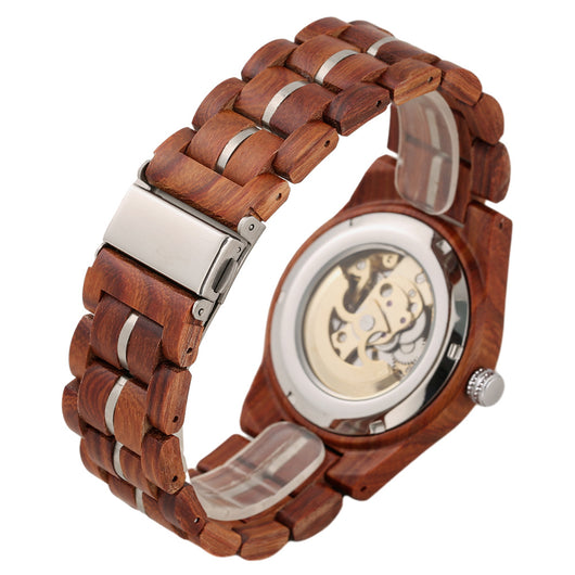 Reloj Automático para Hombre con Esfera Calada de Estilo Romano - Image 10