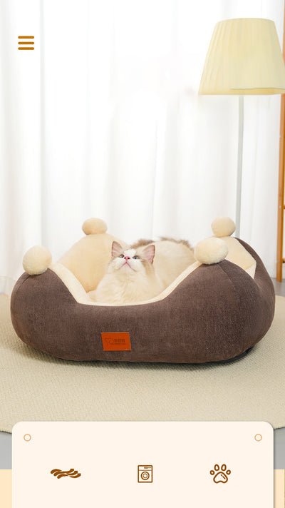 Nido Térmico para Mascotas - Cama Cuadrada Acogedora Universal para Todas las Estaciones - Image 7