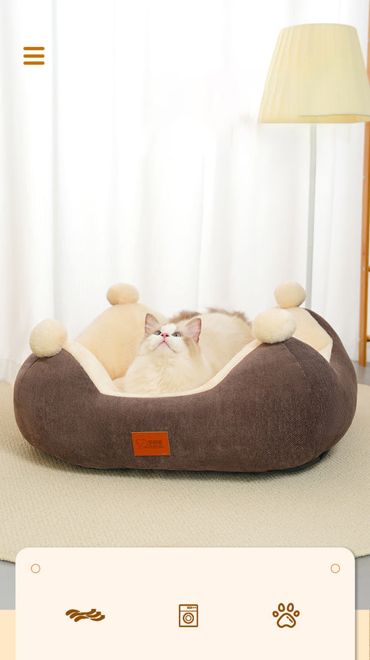 Nido Térmico para Mascotas - Cama Cuadrada Acogedora Universal para Todas las Estaciones - Image 7