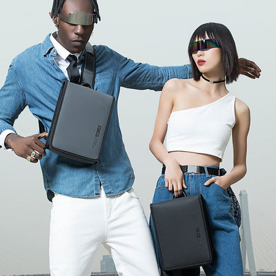 Bolsa Mensajero Impermeable para Hombre - Estilo Casual Pecho - Image 9