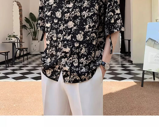 Playera Suelta Oversize de Manga Corta para Hombre - Estilo Casual Versátil - Image 20