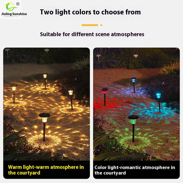 Lámpara Solar LED para Jardín y Patio - Iluminación Exterior Automática