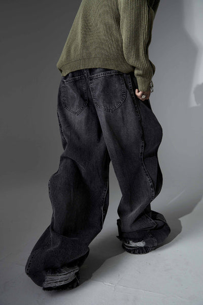 Jeans Rotos con Costuras Irregulares - Estilo Urbano Moderno - Image 26