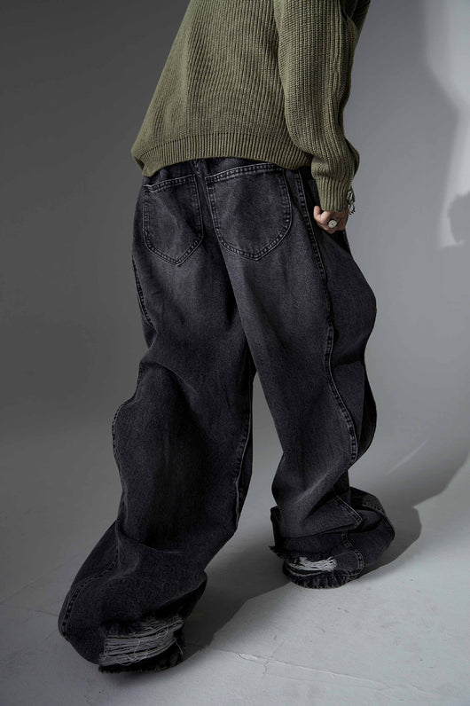 Jeans Rotos con Costuras Irregulares - Estilo Urbano Moderno - Image 26