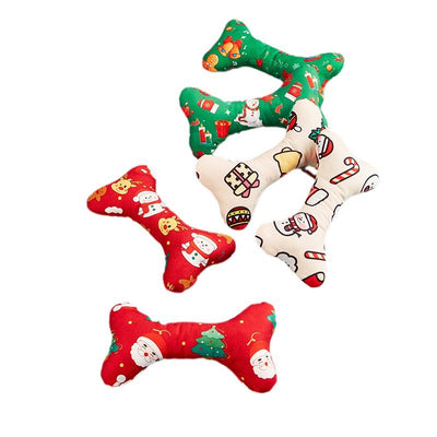 Juguete Peluche Navideño para Perros - Alivia Estrés y Mastica - Image 6