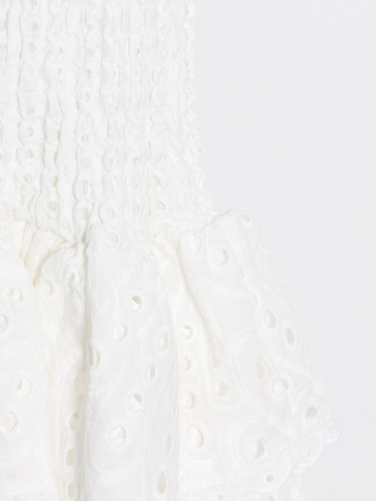Conjunto Elegante: Blusa Volantes Irregular y Falda Fishtail Cintura Alta - Image 20