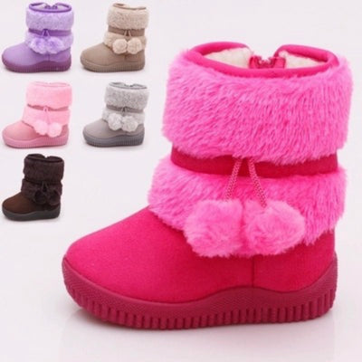 Botas de Invierno para Niños - Zapatos Cálidos Impermeables con Suela Antideslizante - Image 11