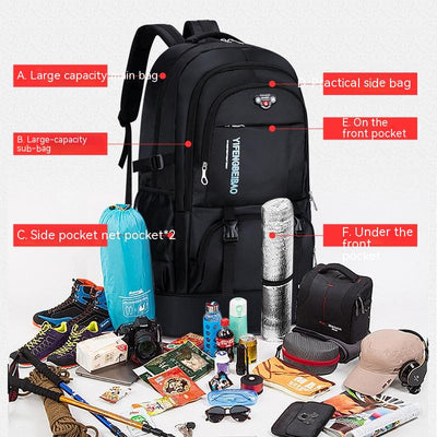 Mochila de Viaje Montañero de Gran Capacidad para Hombre - Image 4