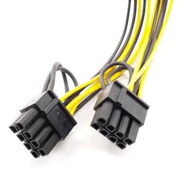 Cable de Alimentación para Gráficos 6P a Doble 8P - Conector 6+2 - Image 6