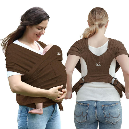 Fular Portabebé de Algodón Cruzado - Carga Frontal Ergonómica
