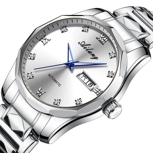 Reloj Automático de Acero Inoxidable para Hombre con Luminosidad y Resistencia al Agua - Image 10