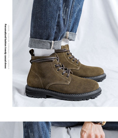 Botas de Ante Impermeables para Otoño e Invierno - Image 12