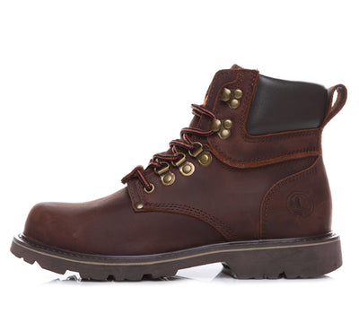 Botas Altas Impermeables para Hombre con Forro de Ante Rojo - Image 15