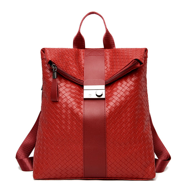 Mochila Minimalista de Cuero: Estilo Preppy Casual y Funcional - Image 3