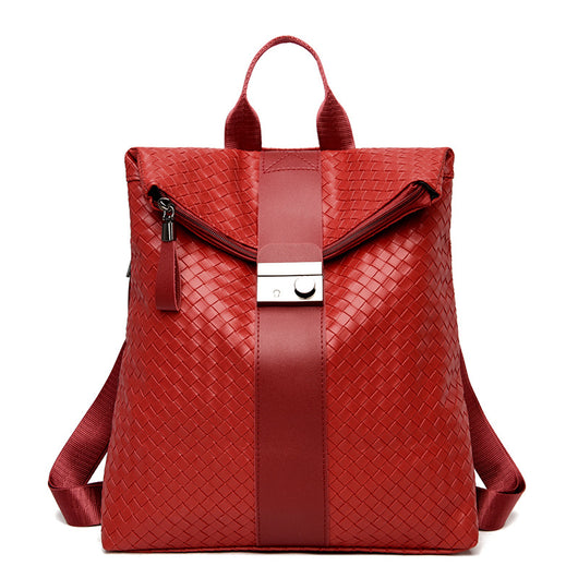 Mochila Minimalista de Cuero: Estilo Preppy Casual y Funcional - Image 3