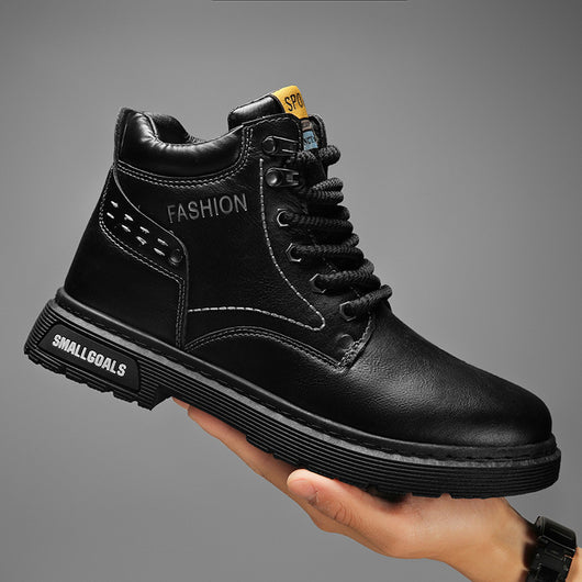 Botas Martin de Cuero Retro Estilo Británico - Hombre - Image 7