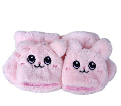 Guantes de Felpa Gato Adorable con Dedos Abiertos - Cálidos y Acolchados - Image 7