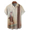 Camisa Casual Talla Grande Hombre Verano con Estampado Digital 3D Manga Corta