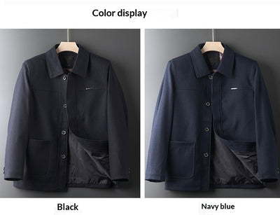 Chaqueta Casual Suelta con Solapa para Hombre - Estilo Moderno - Image 9