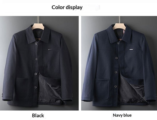 Chaqueta Casual Suelta con Solapa para Hombre - Estilo Moderno - Image 9